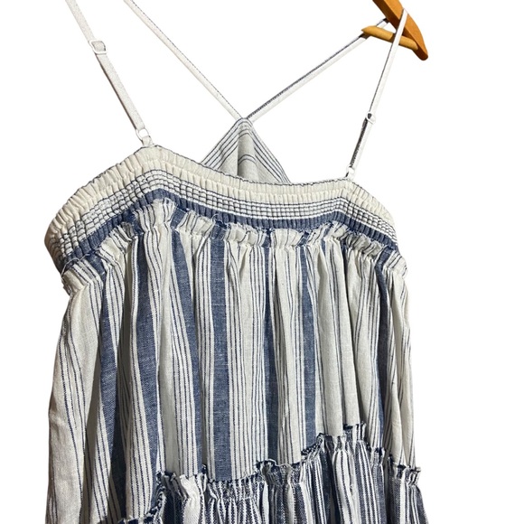 NWT J. Crew Linen Blend Chambray Cover-Up Dress in Stripe Size Small Style AO999 - Picture 5 of 9